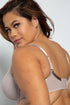 Curvy Couture Sheer Mesh Push Up